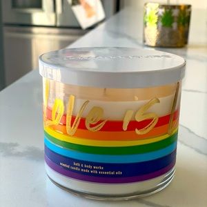 Love is Love Candle (Bath & Body Works)
